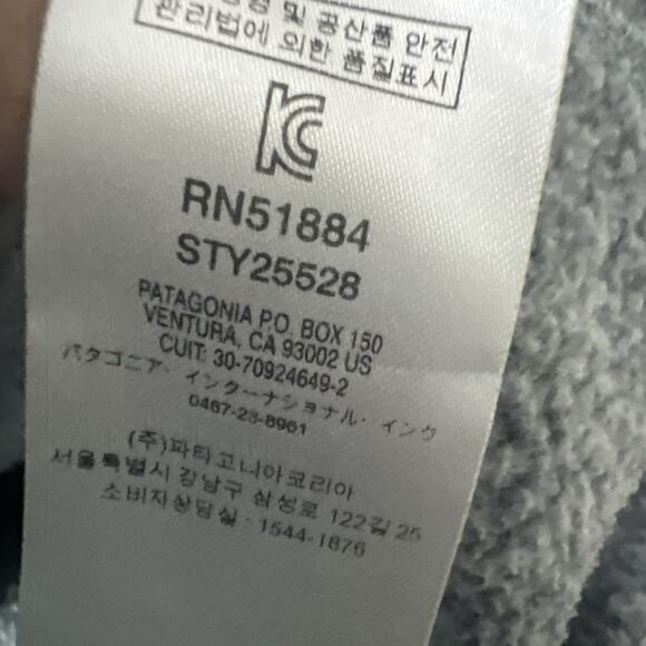 Patagonia Better Sweater Full Zip 25881 Heather Gray Medium embroidered surgery - Picture 10 of 12